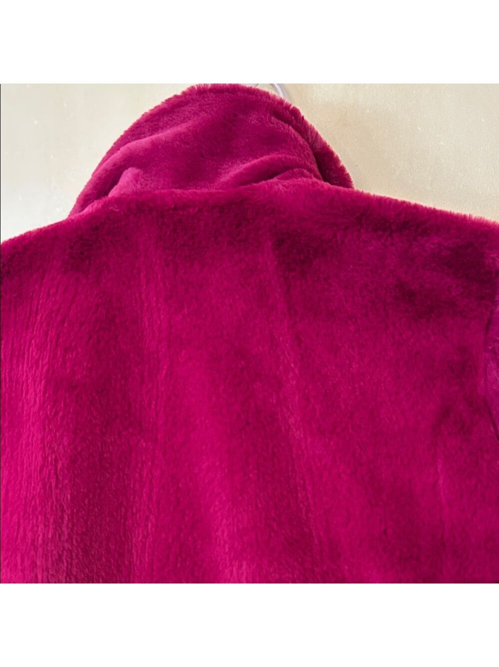Candie's Rich Raspberry Teddy Jacket size M - Picture 7 of 10